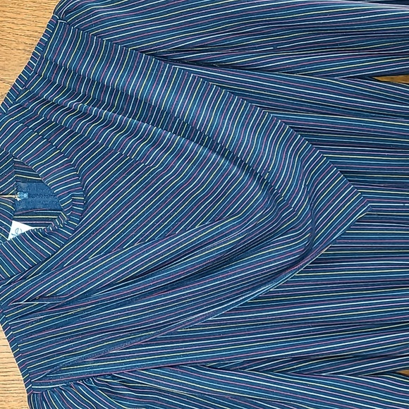 Misses vintage Periwinkle Size 14 belted dress - Picture 3 of 6